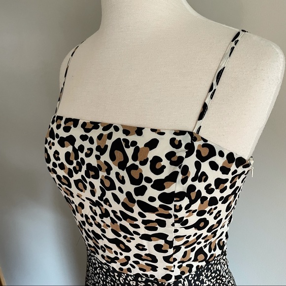 Lulu’s Being Bold Leopard Print Satin Midi Slip Dress - Picture 8 of 12